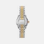 Women Quartz Silver Dial Analog Stainless Steel Watch DK1L156M0085