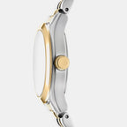 Women Quartz Silver Dial Analog Stainless Steel Watch DK1L156M0085