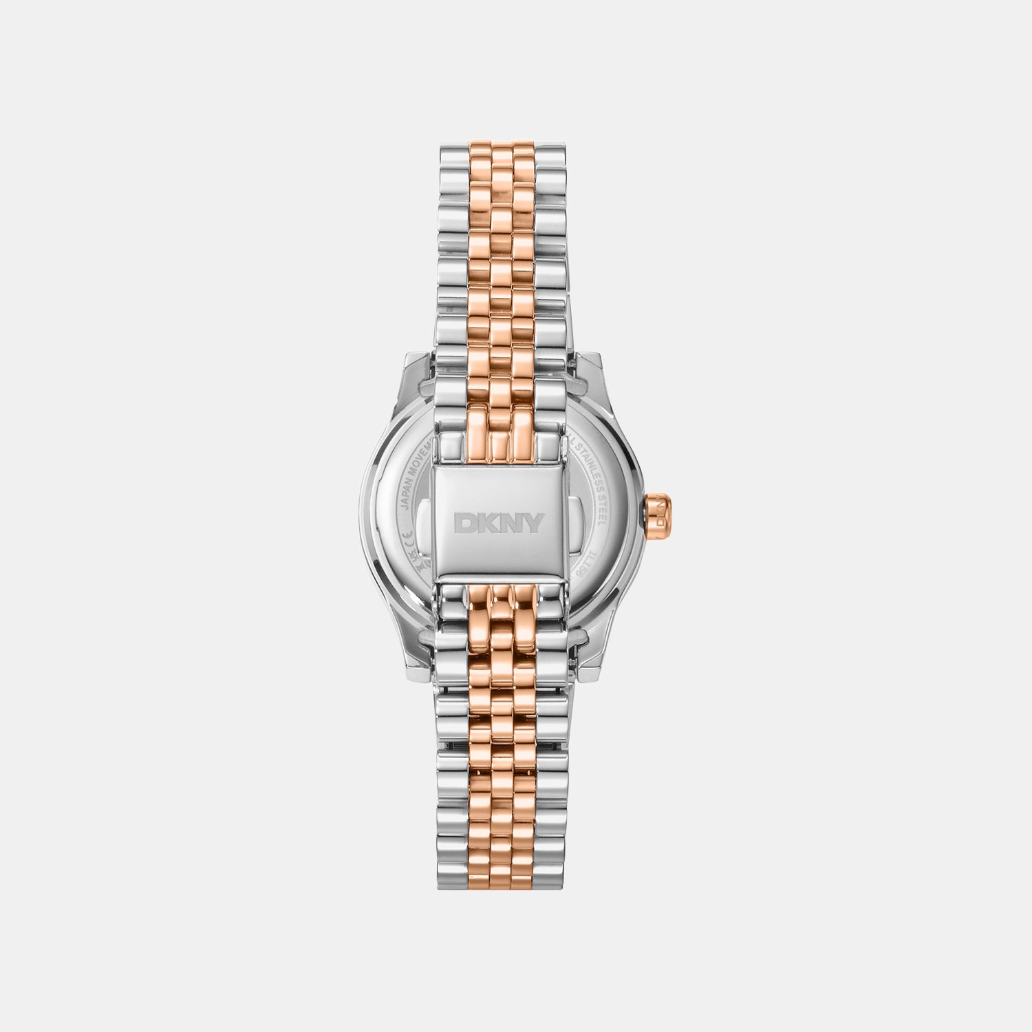 Women Quartz Silver Dial Analog Stainless Steel Watch DK1L156M0105
