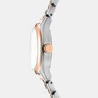 Women Quartz Silver Dial Analog Stainless Steel Watch DK1L156M0105