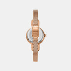 Women Quartz Rose Gold Dial Analog Stainless Steel Watch DK1L161M0245