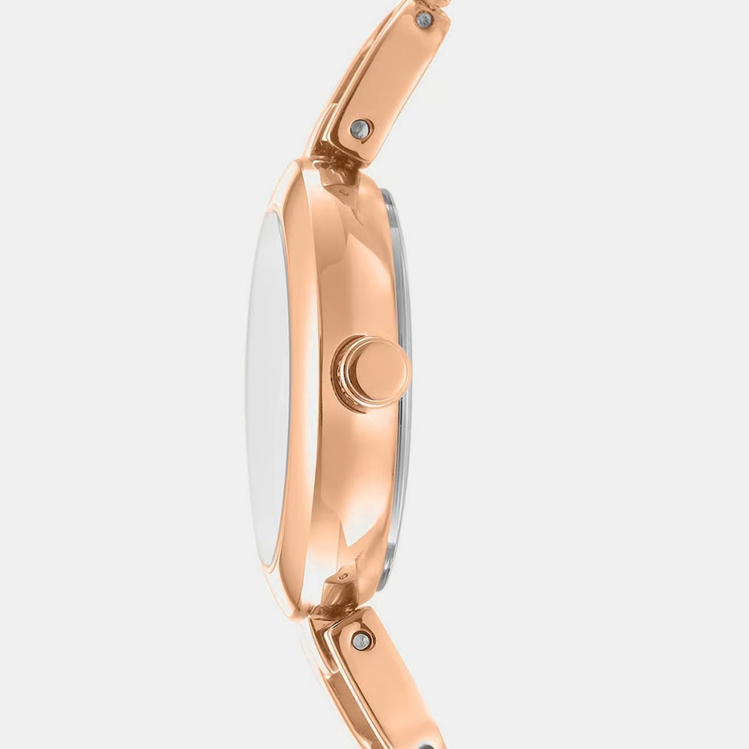 Women Quartz Rose Gold Dial Analog Stainless Steel Watch DK1L161M0245