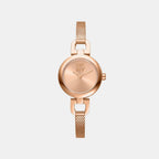 Women Quartz Rose Gold Dial Analog Stainless Steel Watch DK1L161M0245