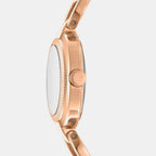 Women Quartz Silver Dial Analog Stainless Steel Watch DK1L162M0055