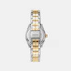 Women Quartz Silver Dial Analog Stainless Steel Watch DK1L169M0245