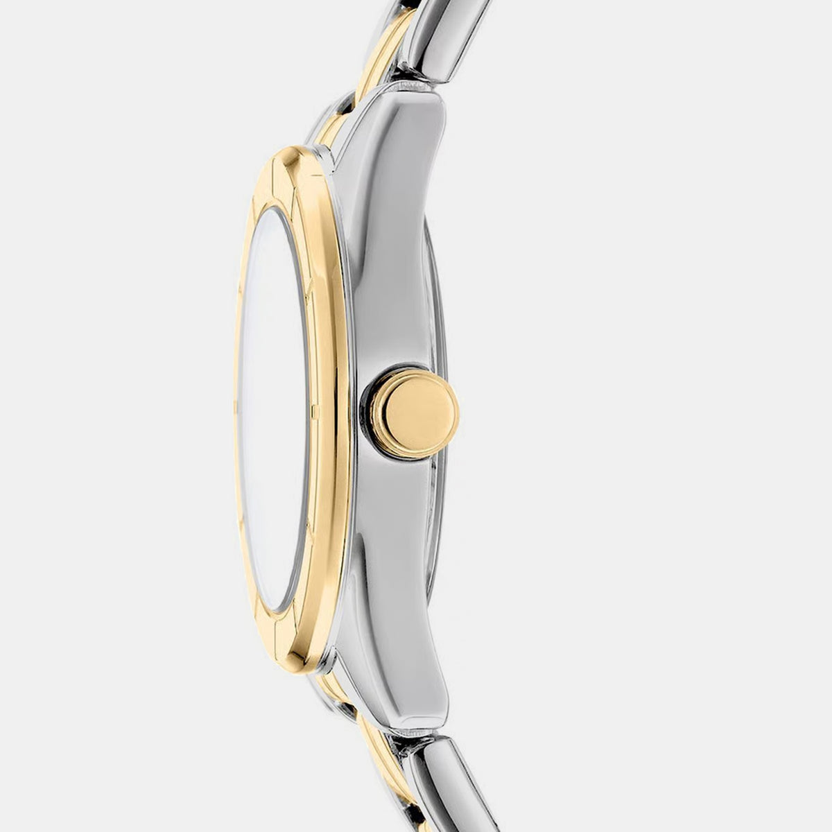 Women Quartz Silver Dial Analog Stainless Steel Watch DK1L169M0245