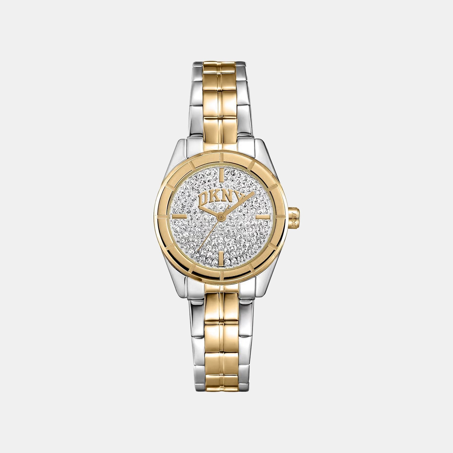 Women Quartz Silver Dial Analog Stainless Steel Watch DK1L169M0245