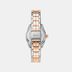 Women Quartz Silver Dial Analog Stainless Steel Watch DK1L169M0255