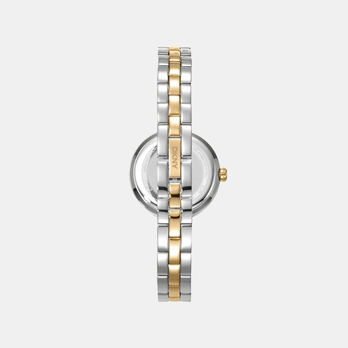 Pierced Women Quartz Silver Dial Analog Stainless Steel Watch DK1L170M0025