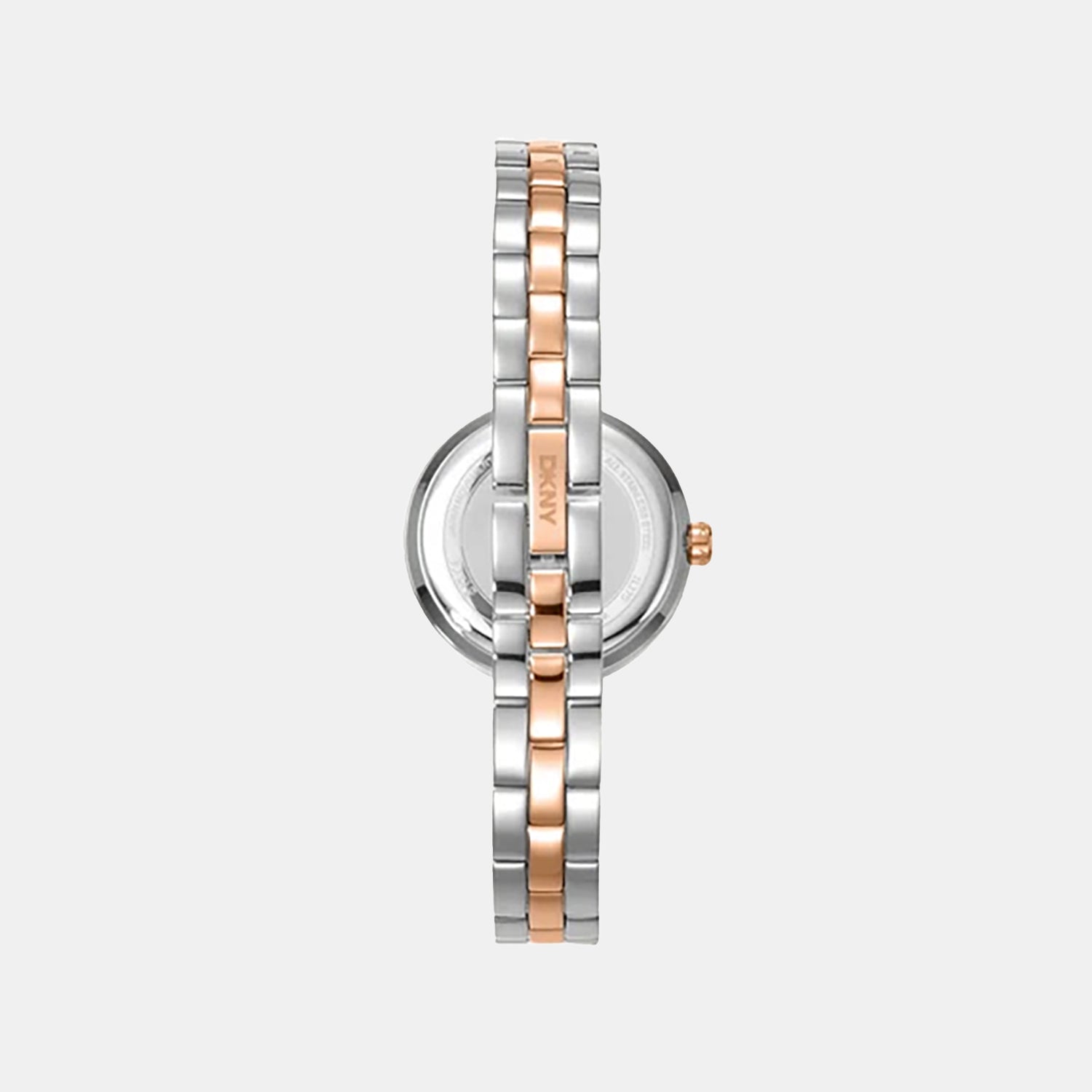 Pierced Women Quartz Silver Dial Analog Stainless Steel Watch DK1L170M0035