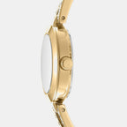 Women Quartz Gold Dial Analog Stainless Steel Watch DK1L170M0225