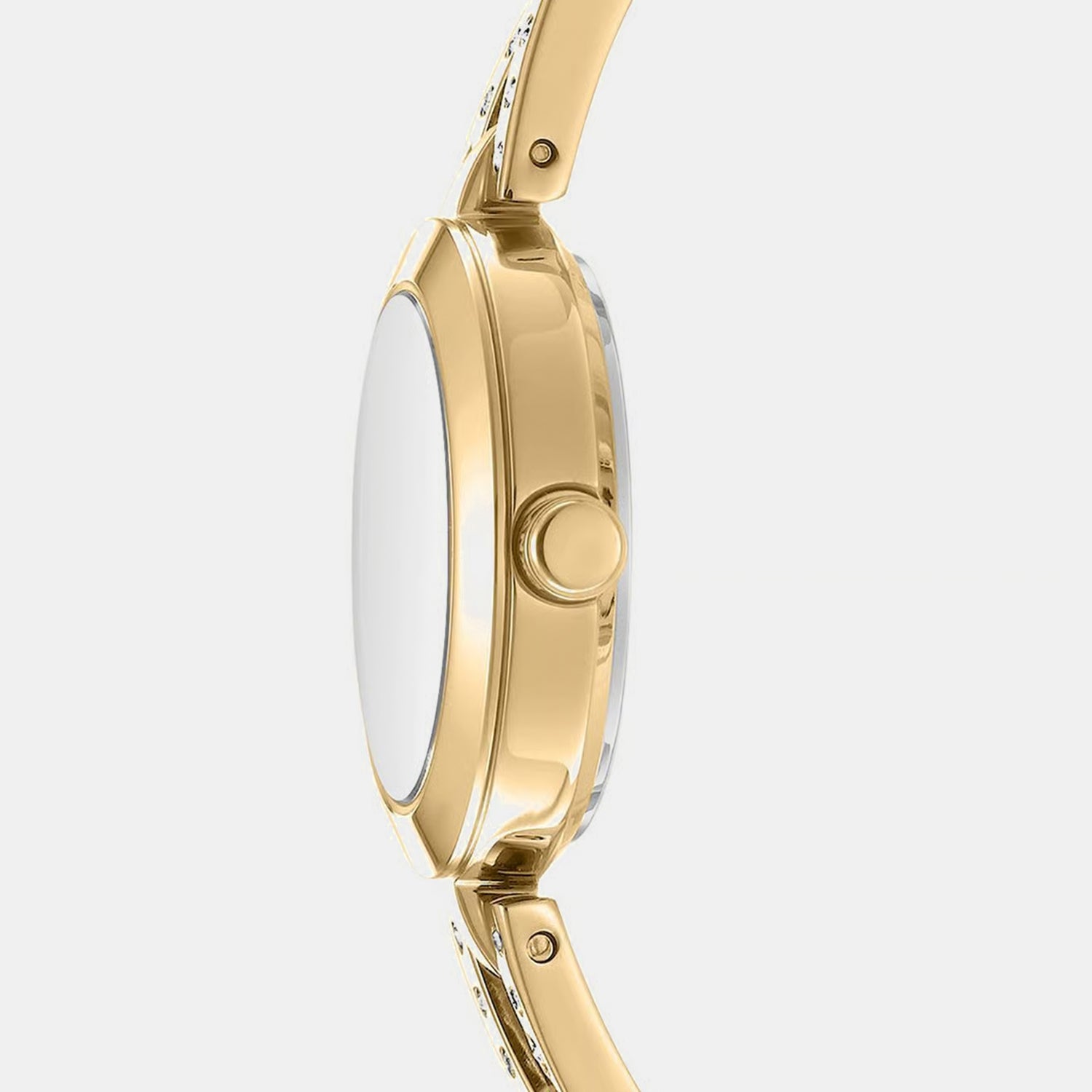 Women Quartz Gold Dial Analog Stainless Steel Watch DK1L170M0225