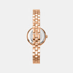 Pierced Women Quartz Gold Dial Analog Stainless Steel Watch DK1L170M0245