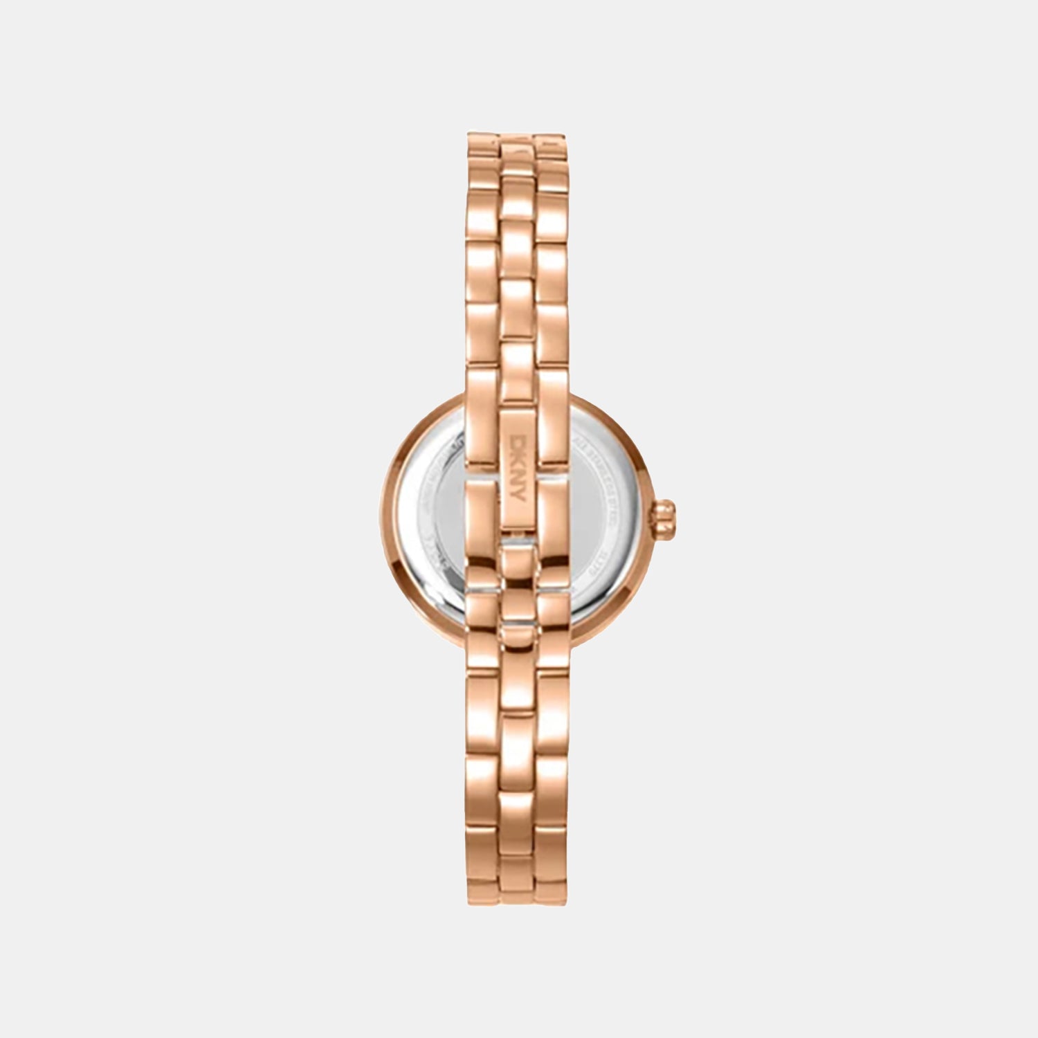Pierced Women Quartz Gold Dial Analog Stainless Steel Watch DK1L170M0245
