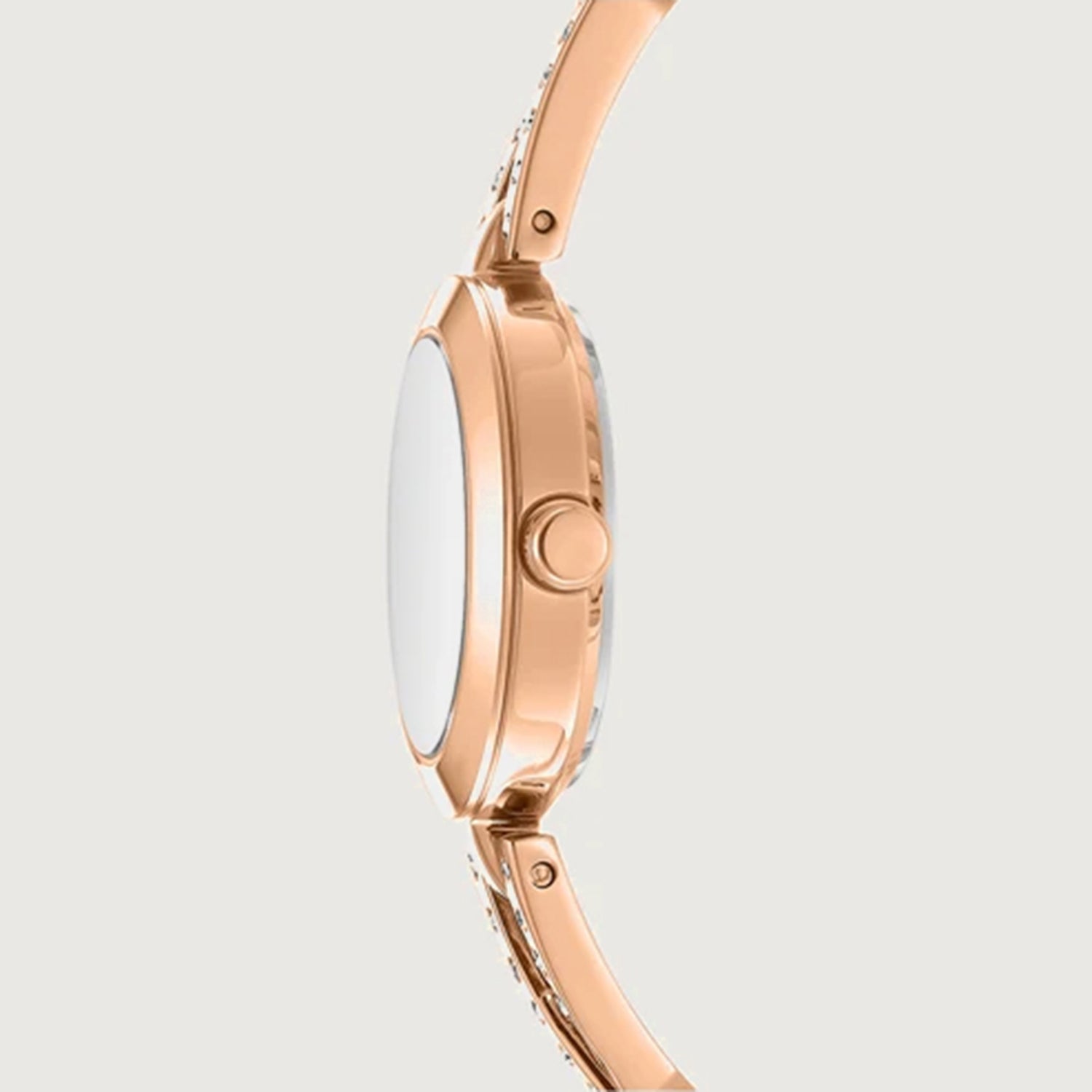 Pierced Women Quartz Gold Dial Analog Stainless Steel Watch DK1L170M0245