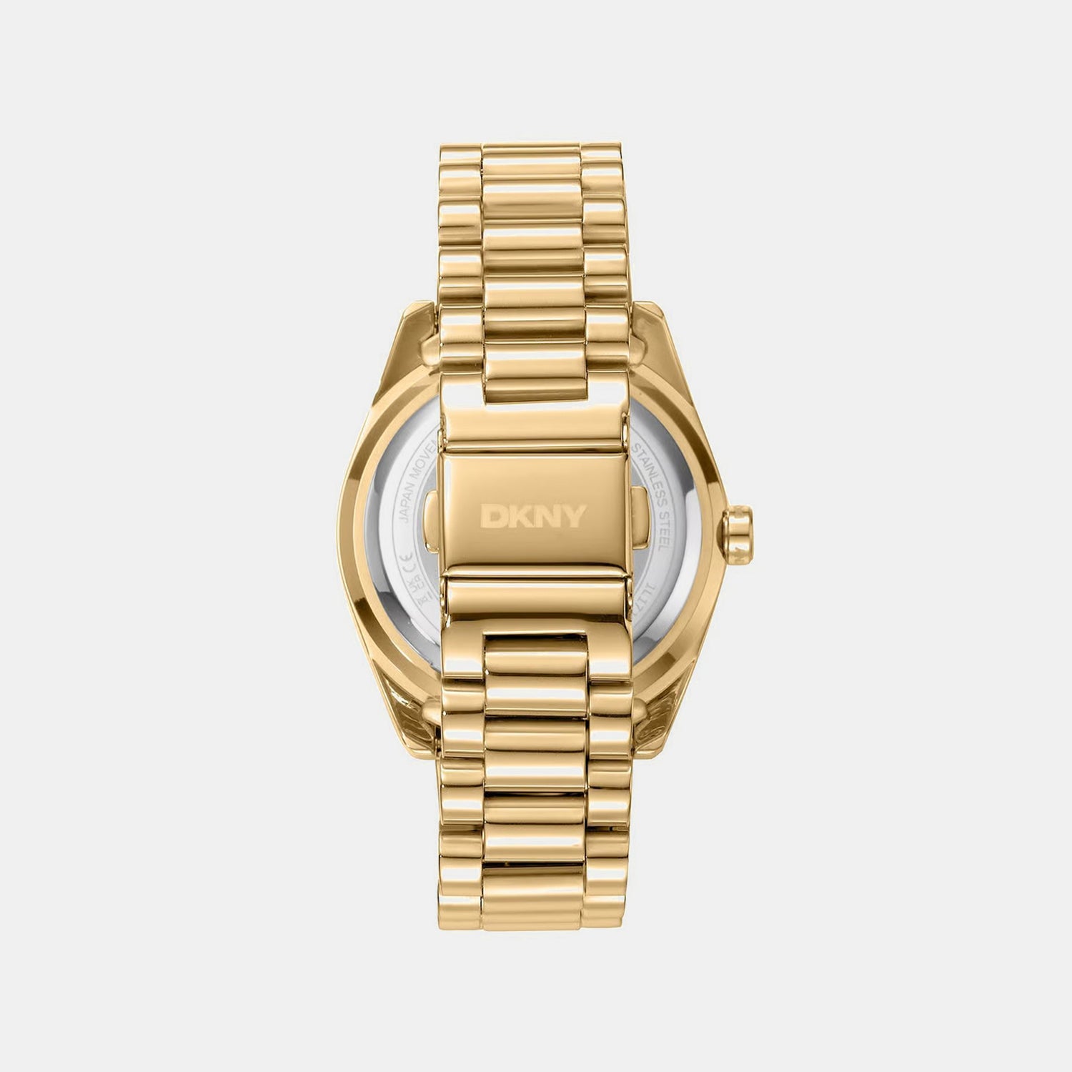 Women Quartz Gold Dial Multi-function Stainless Steel Watch DK1L171M0065