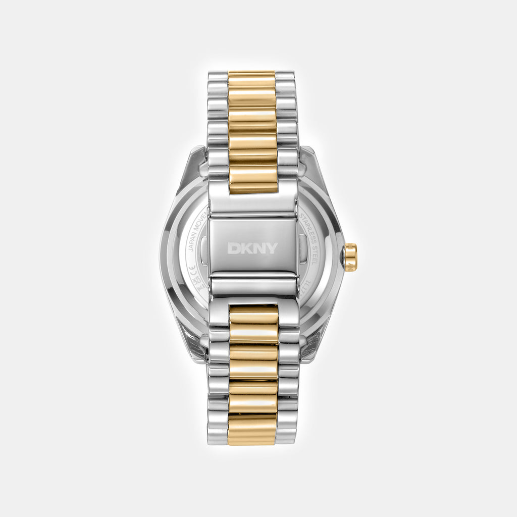 Women Quartz Green Dial Multi-Function Stainless Steel Watch DK1L171M0095