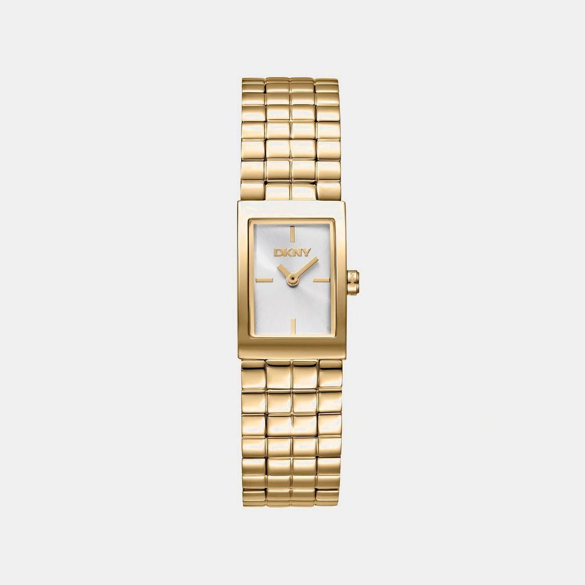 Women Quartz Silver Dial Analog Stainless Steel Watch DK1L172M0035