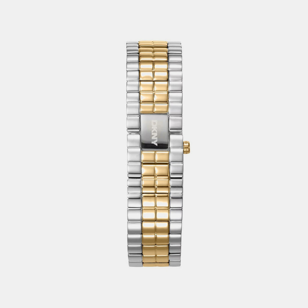 Women Quartz Gold Dial Analog Stainless Steel Watch DK1L172M0055