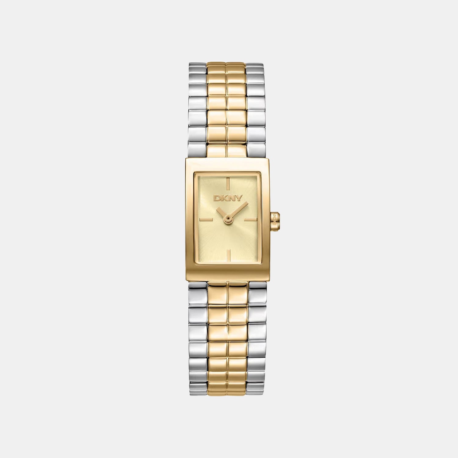 Women Quartz Gold Dial Analog Stainless Steel Watch DK1L172M0055