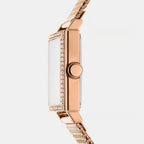 Women Quartz Rose Gold Dial Analog Stainless Steel Watch DK1L173M0105