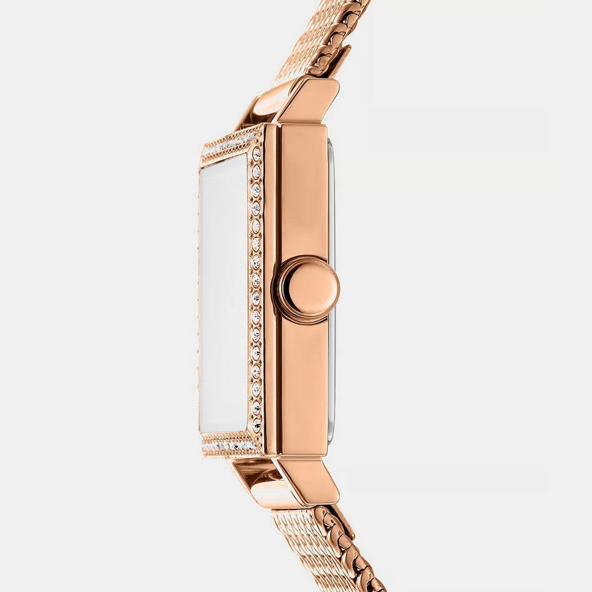 Women Quartz Rose Gold Dial Analog Stainless Steel Watch DK1L173M0105