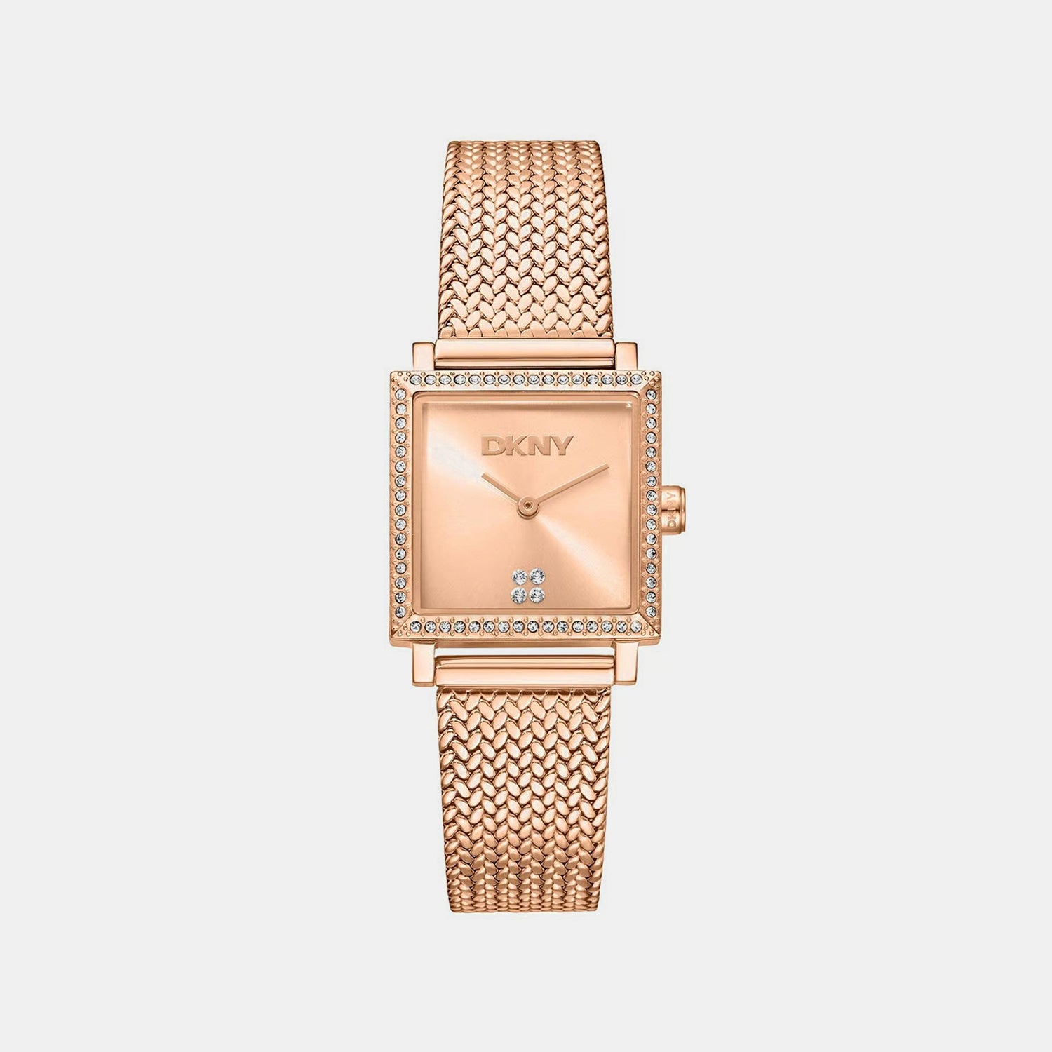 Women Quartz Rose Gold Dial Analog Stainless Steel Watch DK1L173M0105