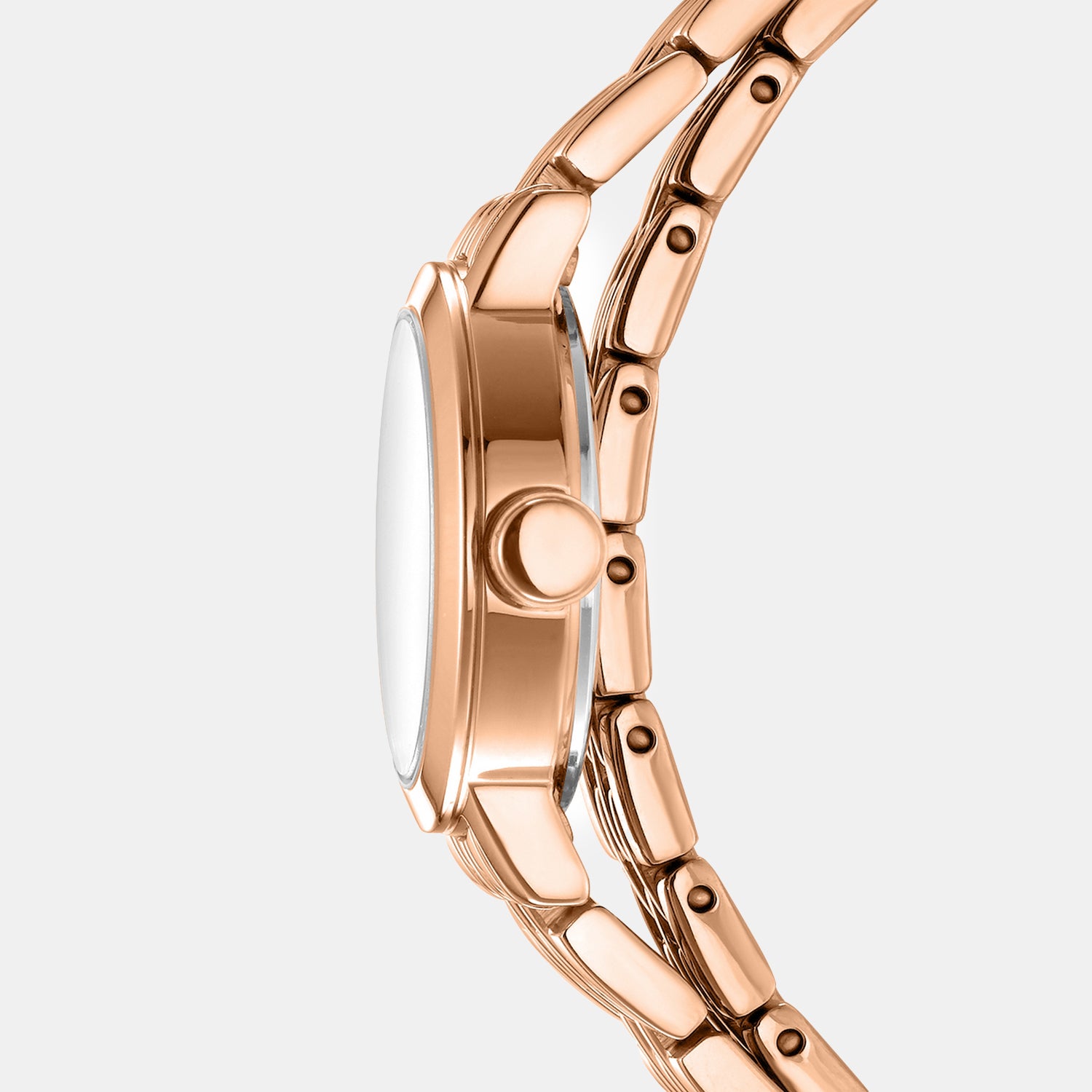 Women Quartz Rose Gold Dial Analog Stainless Steel Watch DK1L176M0055