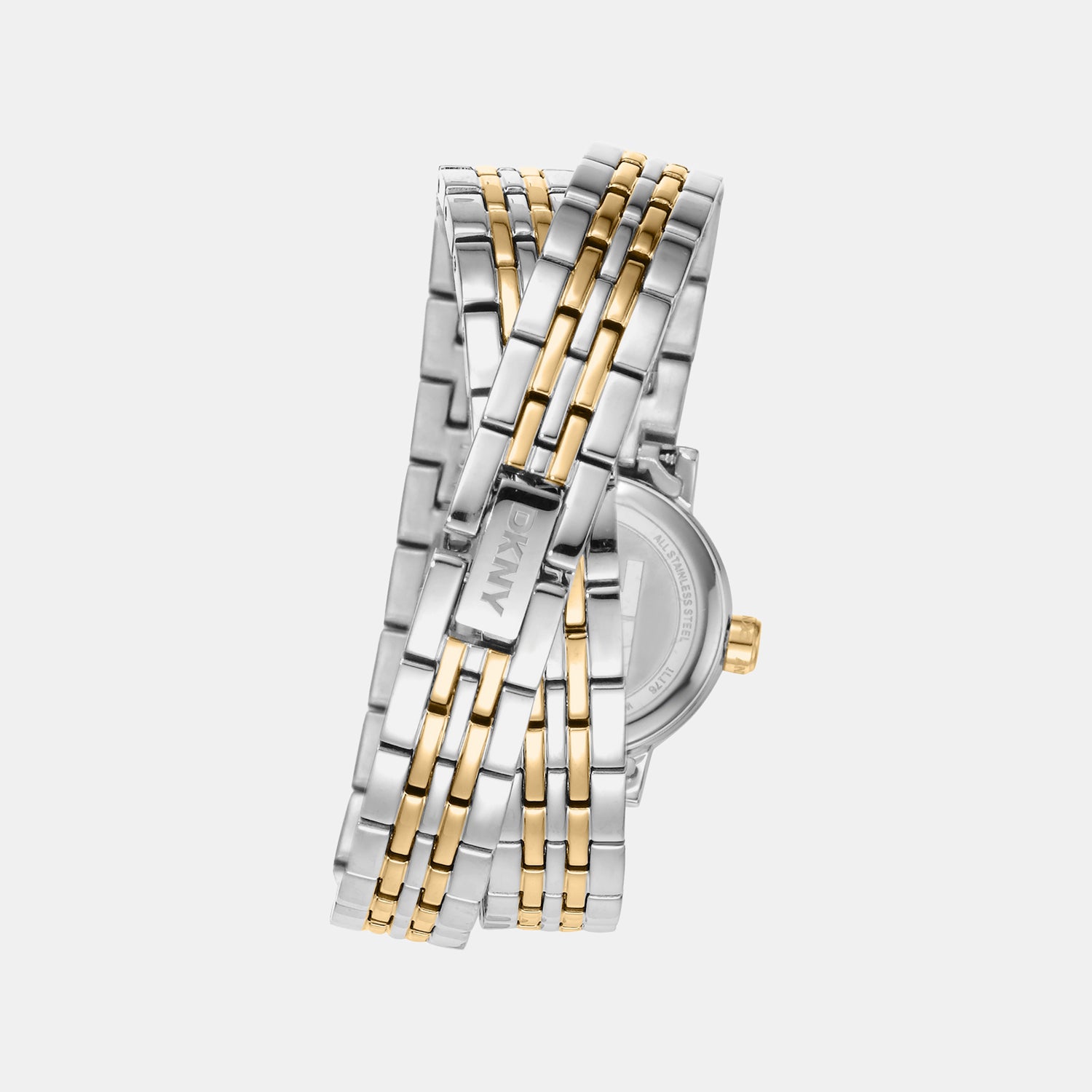Women Quartz Silver Dial Analog Stainless Steel Watch DK1L176M0065