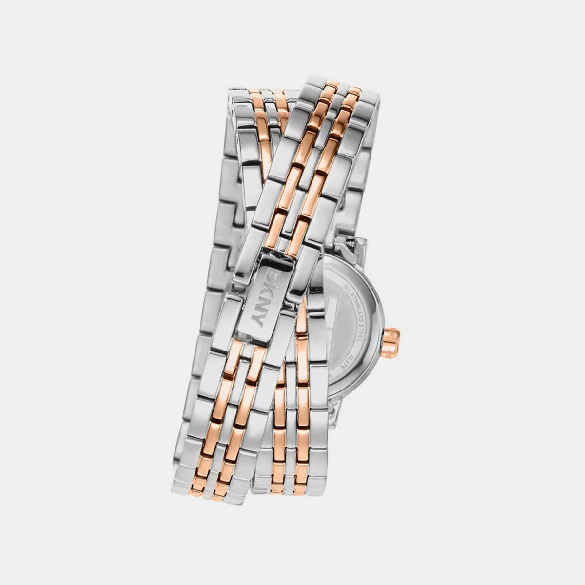 Women Quartz Rose Gold Dial Analog Stainless Steel Watch DK1L176M0085