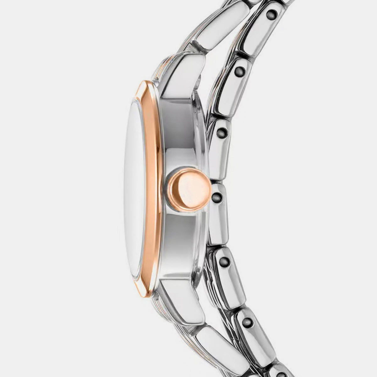 Women Quartz Rose Gold Dial Analog Stainless Steel Watch DK1L176M0085