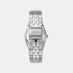 Women Quartz Silver Dial Analog Stainless Steel Watch DK1L177M0015