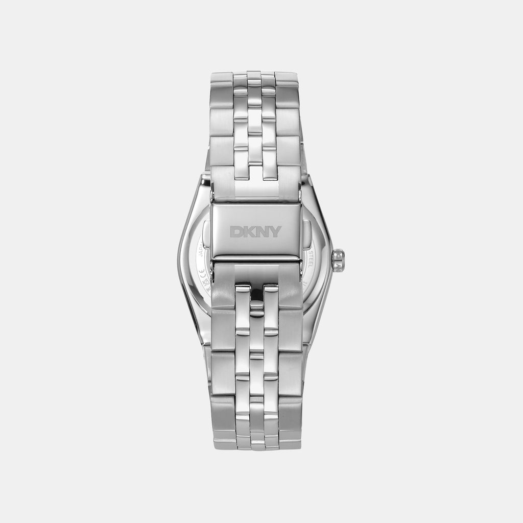 Women Quartz Black Dial Analog Stainless Steel Watch DK1L177M0025