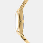 Women Quartz Gold Dial Analog Stainless Steel Watch DK1L177M0035