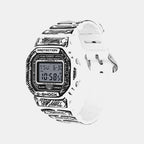 Men Digital Transparent Dial Digital Resin Watch G1796
