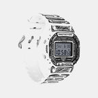 Men Digital Transparent Dial Digital Resin Watch G1796