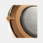 Classic Men Quartz White Dial Analog Stainless Steel Watch DW00100035K