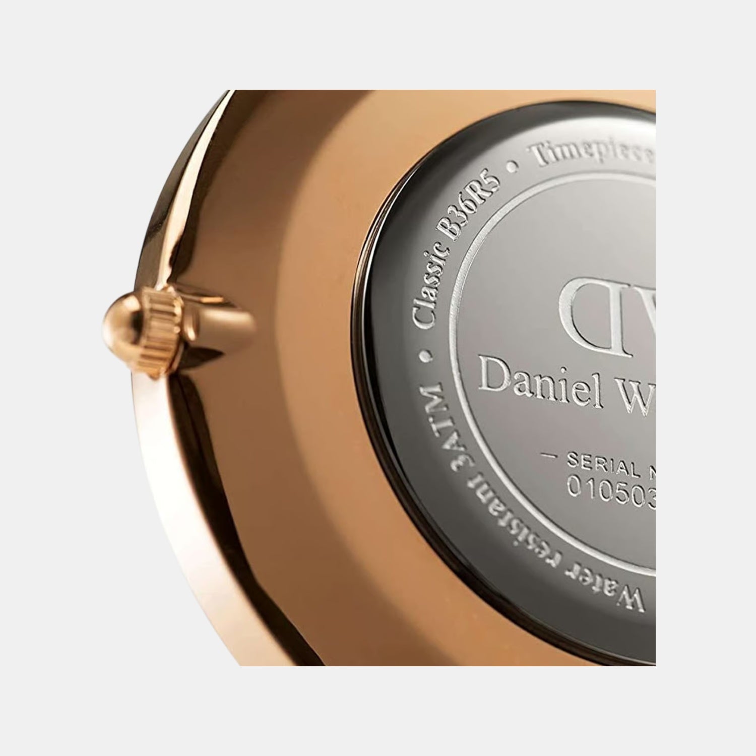 Classic Men Quartz White Dial Analog Stainless Steel Watch DW00100035K