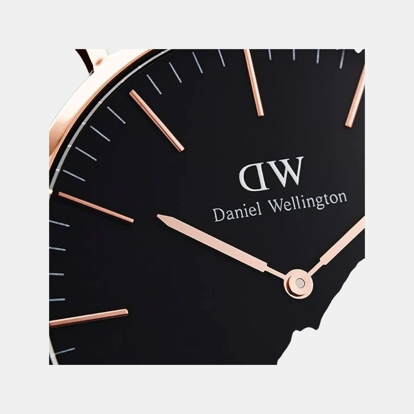 Classic Men Quartz Black Dial Analog Stainless Steel Watch DW00100125