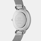 Petite Women Quartz Black Dial Analog Stainless Steel Watch DW00100162K