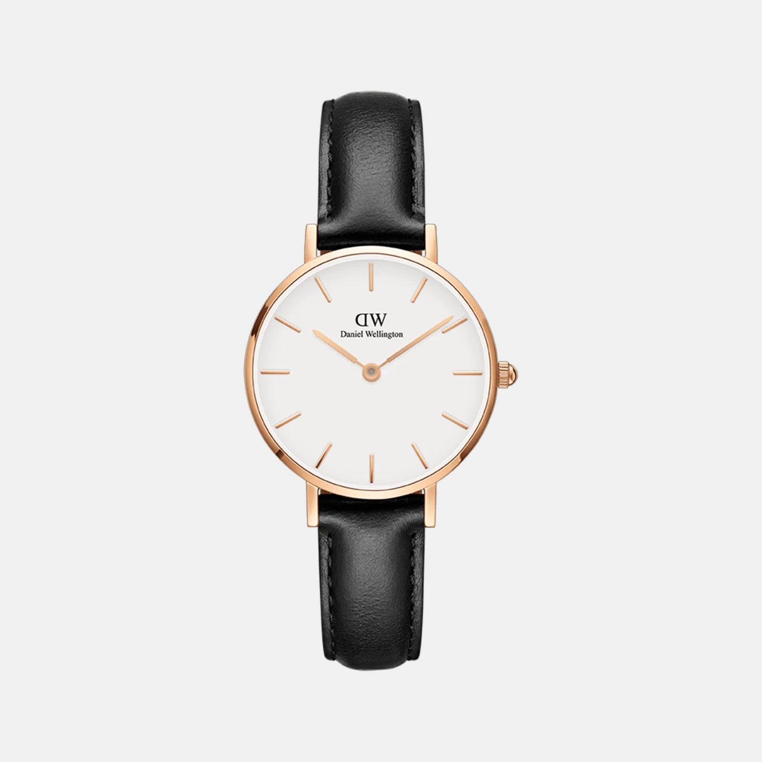 Petite Women Quartz White Dial Analog Stainless Steel Watch DW00100230K