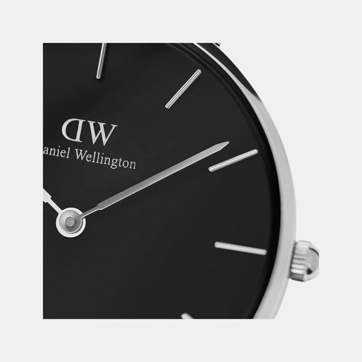 Women Quartz Black Dial Analog Mesh Watch DW00100308
