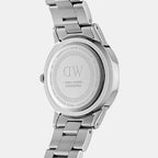 Iconic Men Quartz Black Dial Analog Stainless Steel Watch DW00100342K