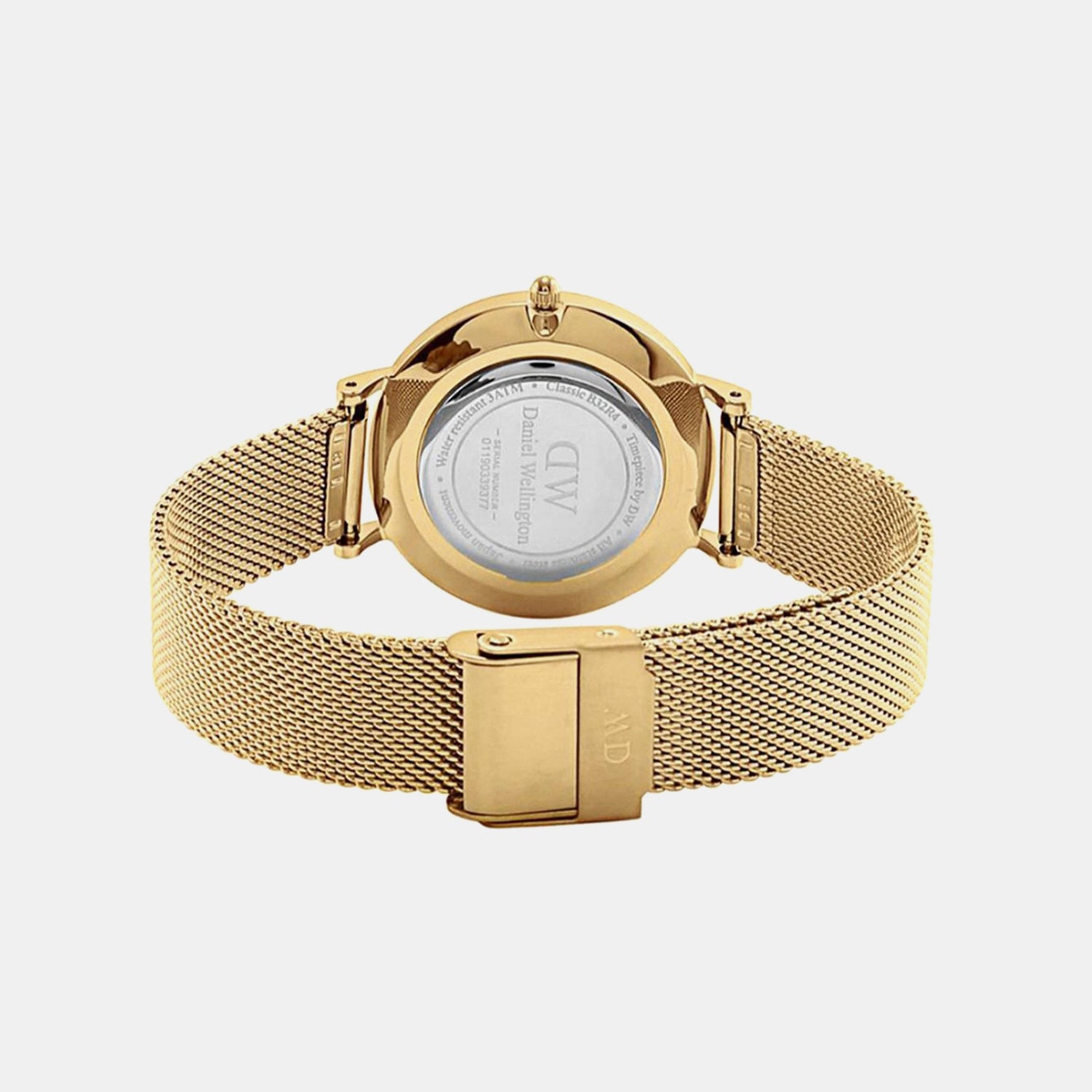Petite Women Quartz White Dial Analog Stainless Steel Watch DW00100348