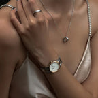 Iconic Women Quartz White Dial Analog Stainless Steel Watch DW00100359