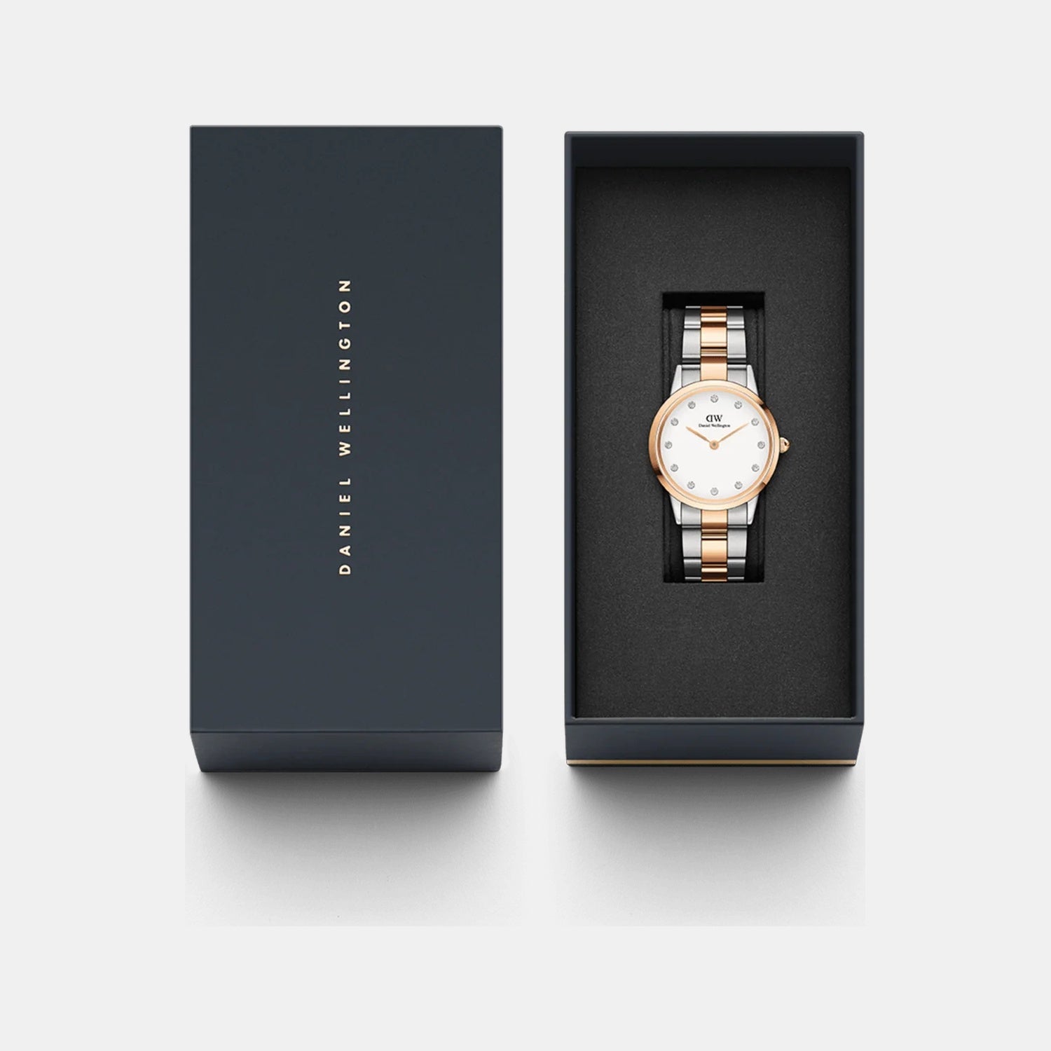 Iconic Women Quartz White Dial Analog Stainless Steel Watch DW00100359