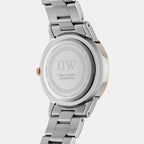 Iconic Women Quartz White Dial Analog Stainless Steel Watch DW00100359