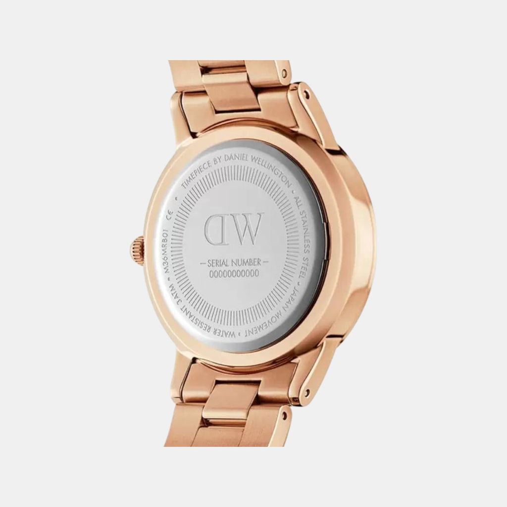 Iconic Men Quartz Green Dial Analog Stainless Steel Watch DW00100419