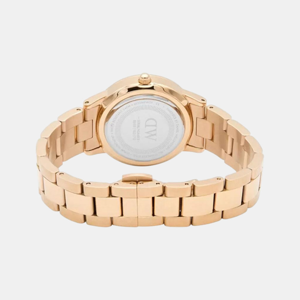 Iconic Men Quartz Green Dial Analog Stainless Steel Watch DW00100419