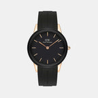 Daniel Wellington Round Black Analog watch
